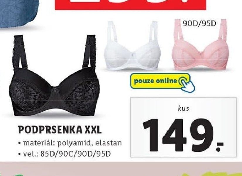 PODPRSENKA XXL