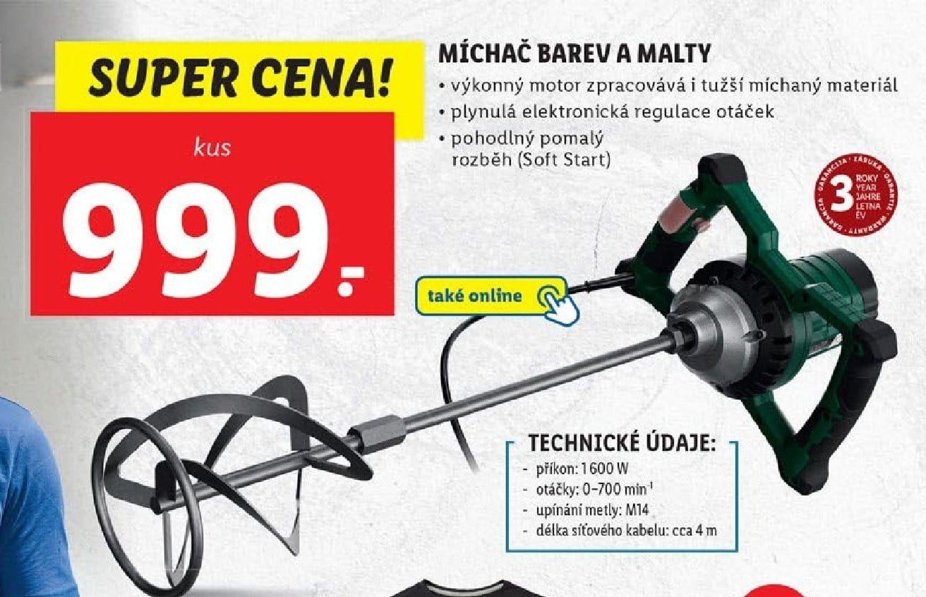 MÍCHAČ BAREV A MALTY