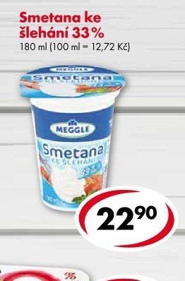 Smetana ke šlehání 33%