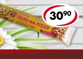 Čerstvé rozválené těsto na pizzu