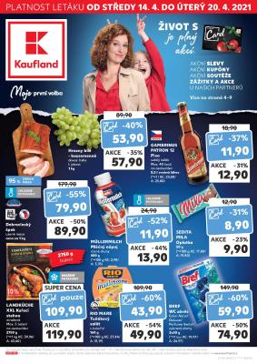 akční leták Kaufland 14.4.2021-20.4.2021