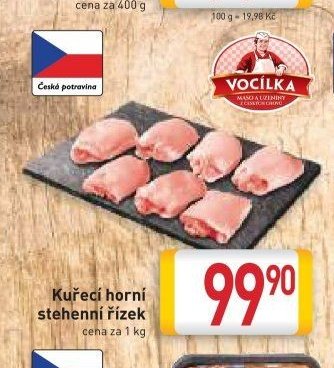 Kuřecí horní stehenní řízek