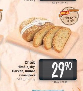 Chléb Himálajský, Darken, Quinoa