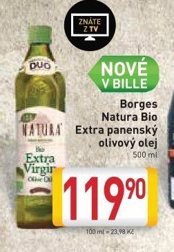 Borges Natura Bio Extra panenský olivový olej