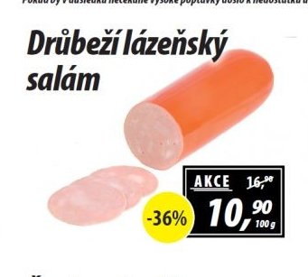 Drůbeží lázeňský salám
