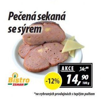 Pečená sekaná se sýrem