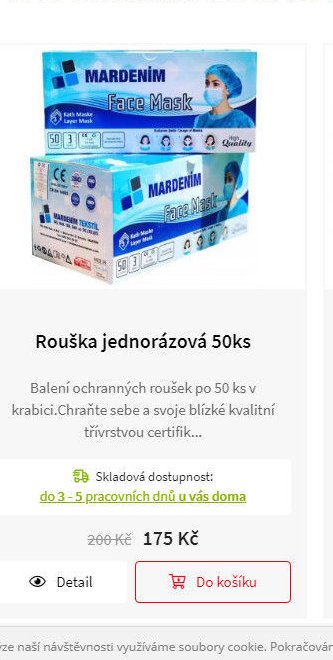 Rouška jednorázová 50ks - Jamall akcniletaky.com
