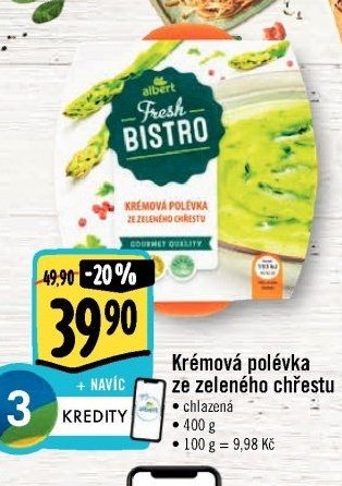 Krémová polévka ze zeleného chřestu