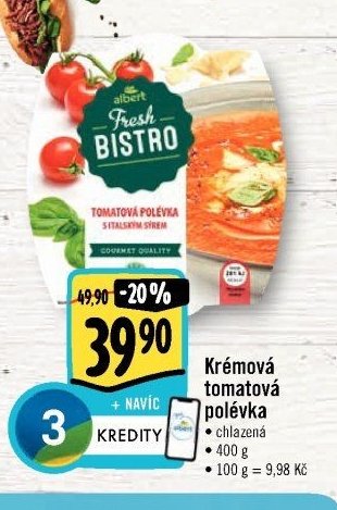 Krémová tomatová polévka