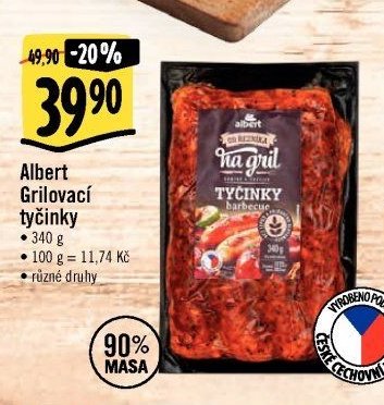 Albert Grilovací tyčinky