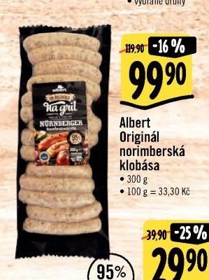 Albert Originál norimberská klobása