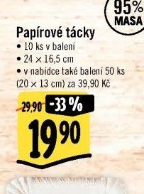 Papírové tácky