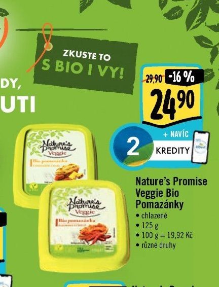 Nature's Promise Veggie Bio Pomazánky