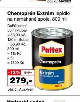Chemoprén Extrém lepidlo na namáhané spoje, 800 ml