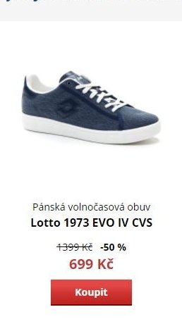 Pánská volnočasová obuv Lotto 1973 EVO IV CVS