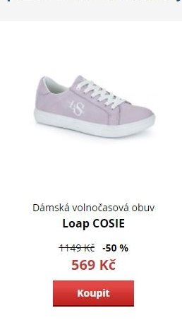 Dámská volnočasová obuv Loap COSIE