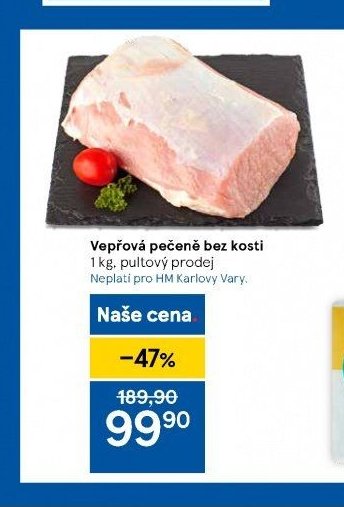Vepřová pečeně bez kosti