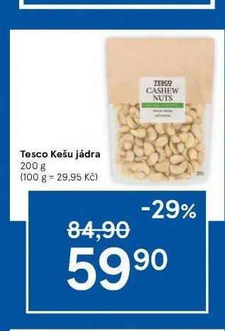 Tesco Kešu jádra