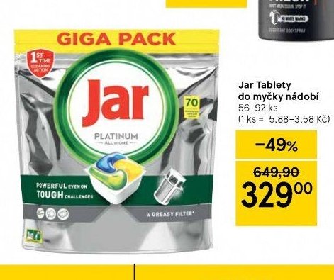 Jar Tablety do myčky nádobí
