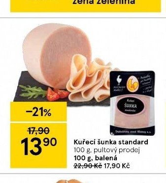 Kuřecí šunka standard 100 g