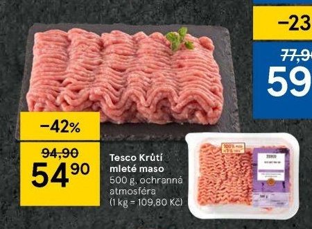 Tesco Krůtí mleté maso