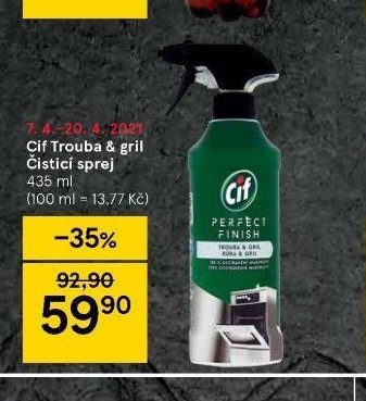 Cif Trouba & gril Čisticí sprej