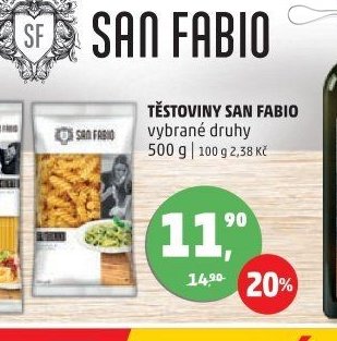TĚSTOVINY SAN FABIO