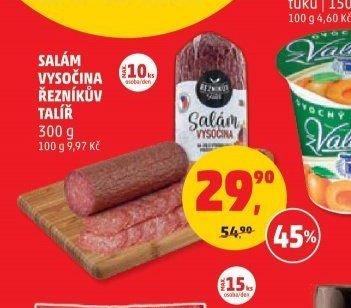 SALÁM VYSOČINA ŘEZNÍKŮV TALÍŘ