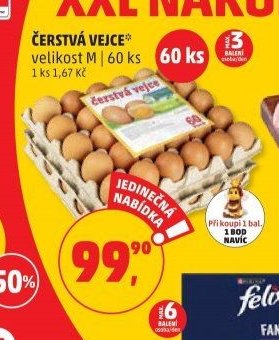 ČERSTVÁ VEJCE