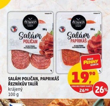 SALÁM POLIČAN, PAPRIKÁŠ ŘEZNÍKŮV TALÍŘ