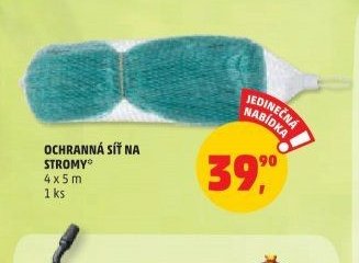 OCHRANNÁ SÍŤ NA STROMY 4 x 5 m