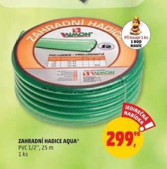 ZAHRADNÍ HADICE AQUA PVC 1/2