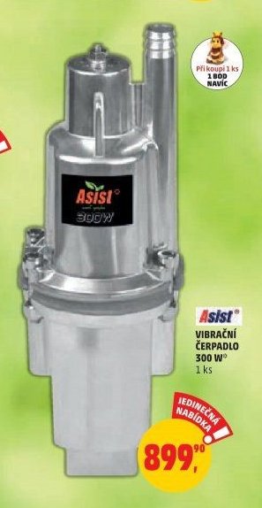 ASIST VIBRAČNÍ ČERPADLO 300 W