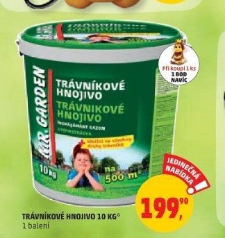 TRÁVNÍKOVÉ HNOJIVO 10 KG