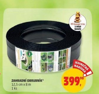 ZAHRADNÍ OBRUBNÍK 12,5 cm x 8 m