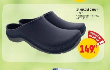ZAHRADNÍ OBUV