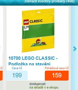 10700 LEGO CLASSIC - Podložka na stavění