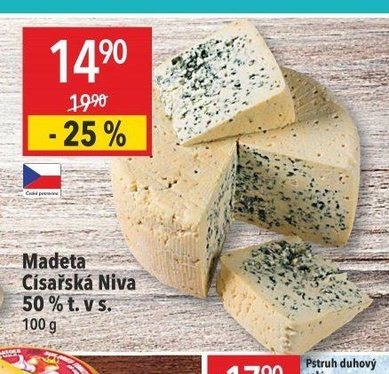 Madeta Císařská Niva 50 % t. v s.
