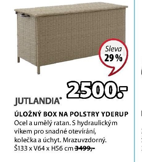 Úložný box na polstry Yderup - Jysk akcniletaky.com