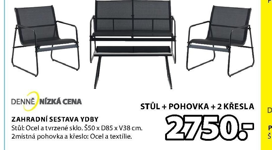 Zahradní sestava Ydby - Jysk akcniletaky.com