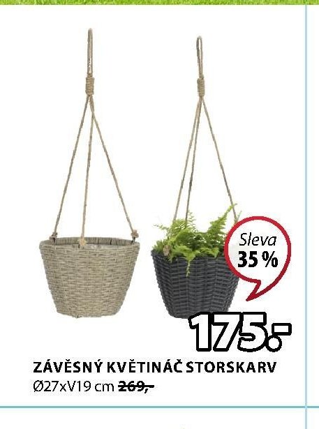 Závěsný květináč STORSKARV - Jysk akcniletaky.com