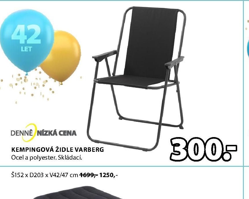KEMPINGOVÁ ŽIDLE VARBERG - Jysk akcniletaky.com