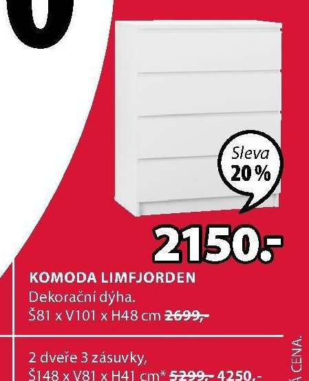 KOMODA LIMFJORDEN - Jysk akcniletaky.com