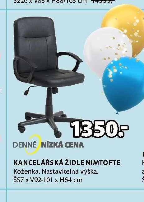 KANCELÁŘSKÁ ŽIDLE NIMTOFTE - Jysk akcniletaky.com