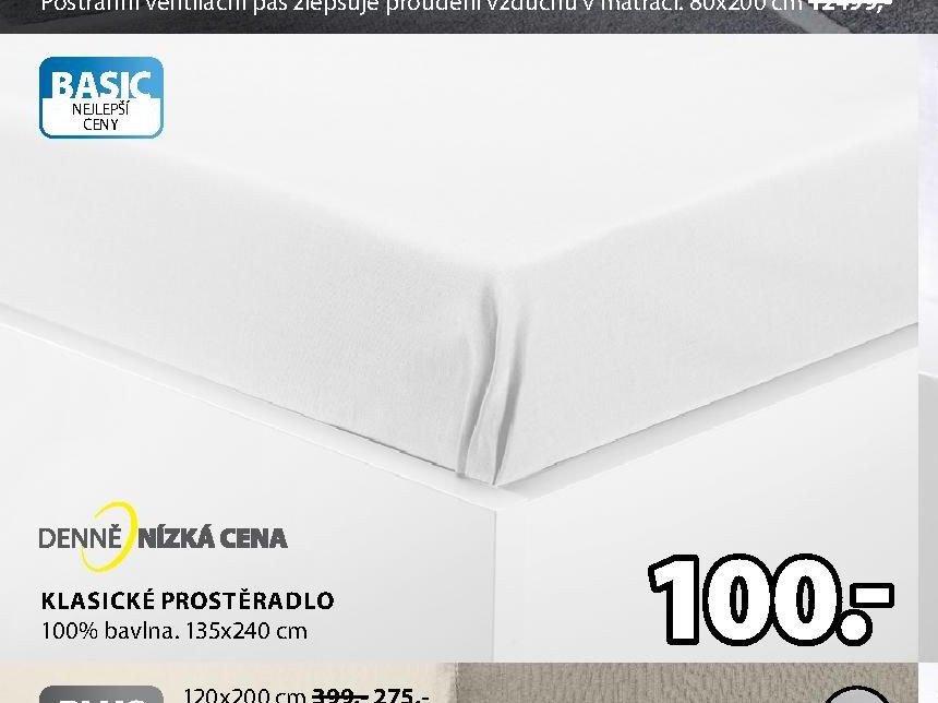 Klasické prostěradlo - Jysk akcniletaky.com