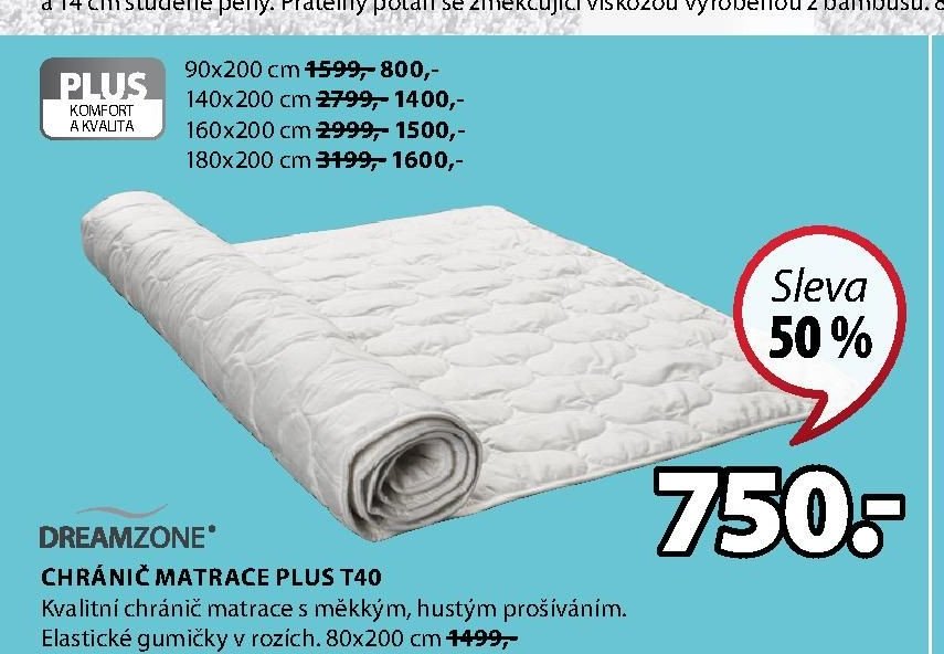 Chránič matrace PLUS T40 - Jysk akcniletaky.com