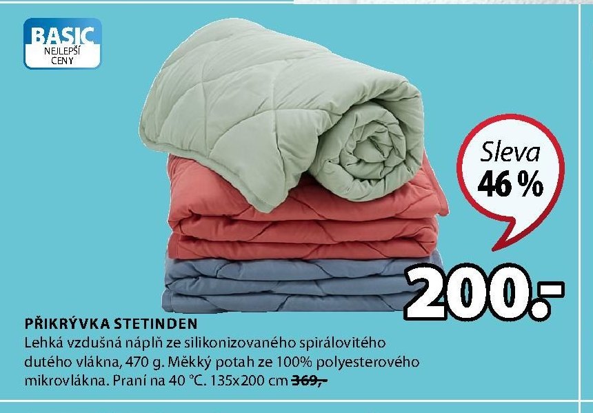 PŘIKRÝVKA STETINDEN - Jysk akcniletaky.com