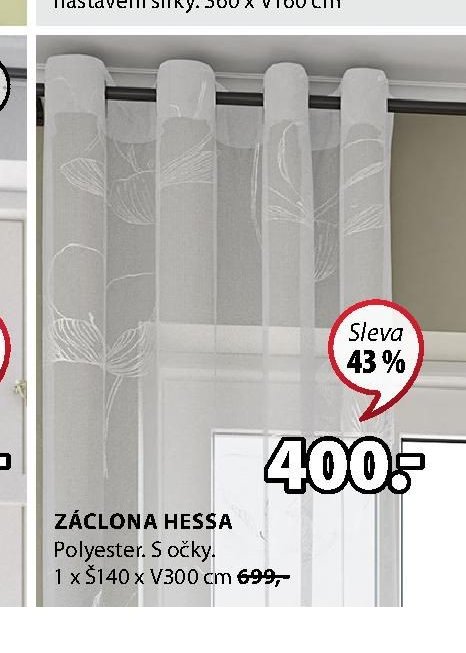 ZÁCLONA HESSA - Jysk akcniletaky.com