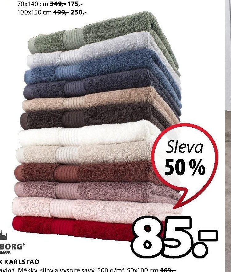 Ručník KARLSTAD - Jysk akcniletaky.com