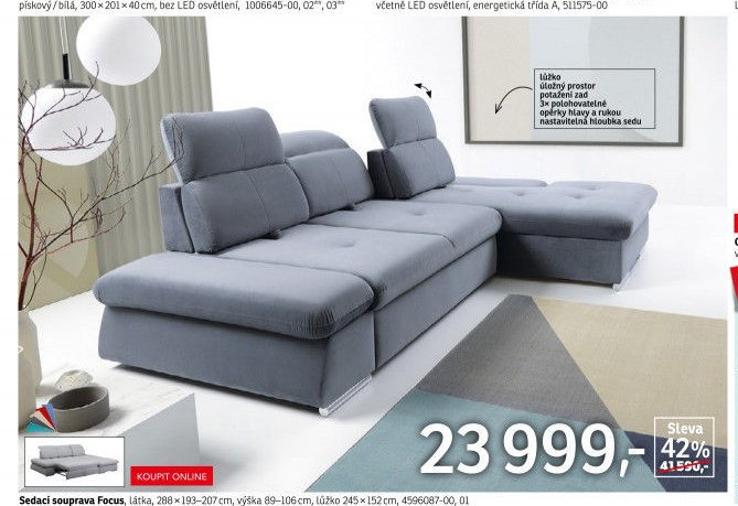 Sedací souprava Focus - ASKO akcniletaky.com